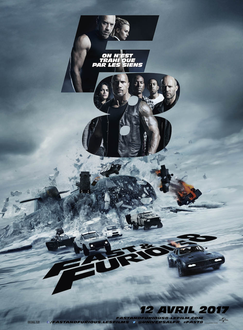 affiche de Fast & Furious 8