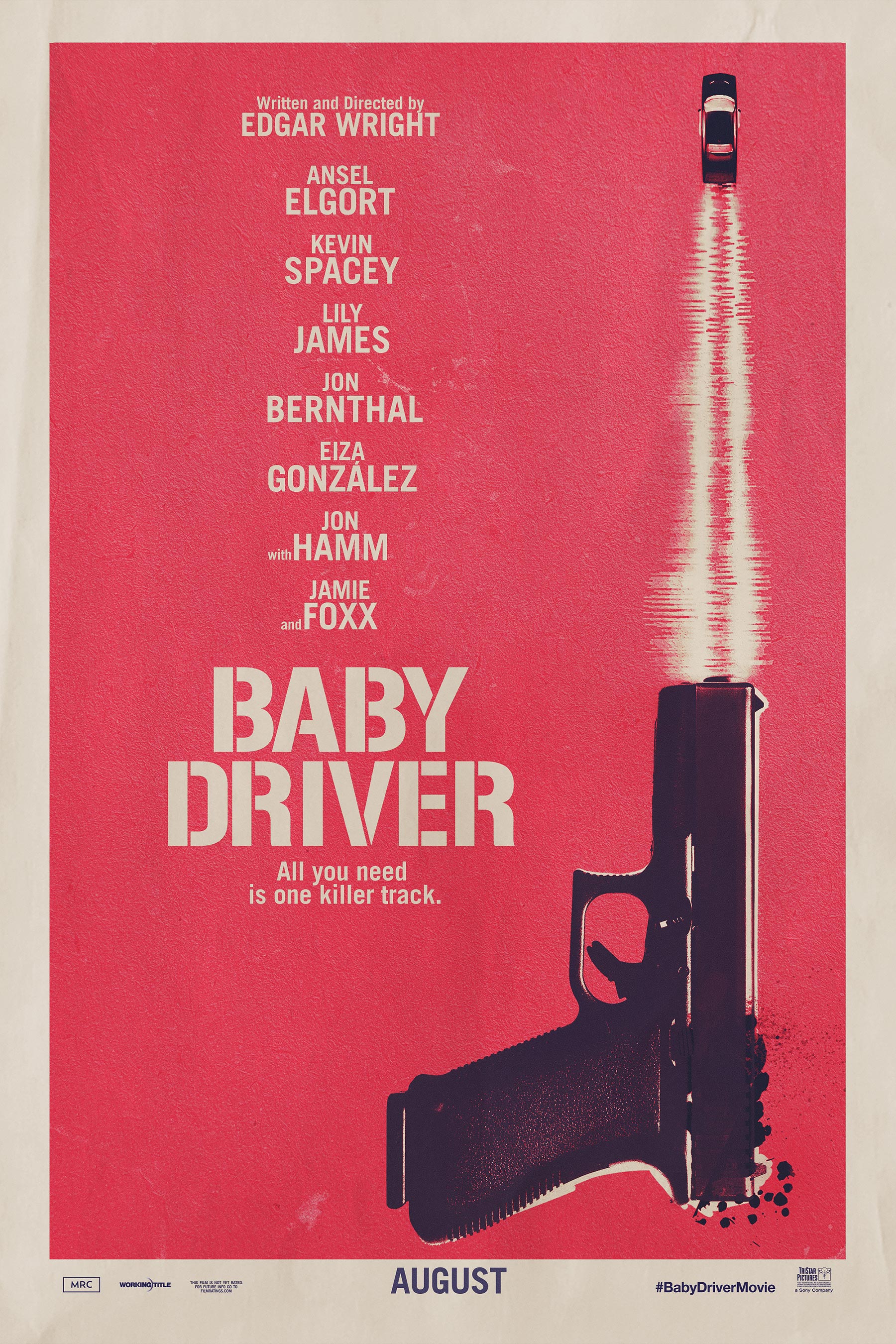 poster de Baby Driver d'Edgar Wright